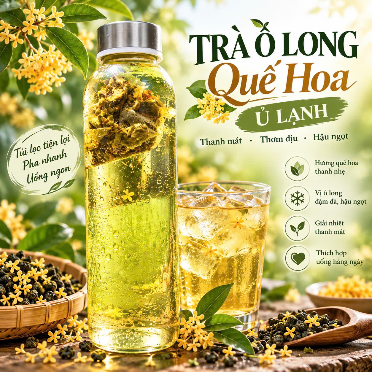 Trà Ô Long Quế Hoa - Hộp 50g – ảnh 2